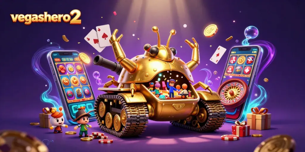 Experience vegashero 2 in a vibrant casino world with dynamic gaming actions and rich visuals.