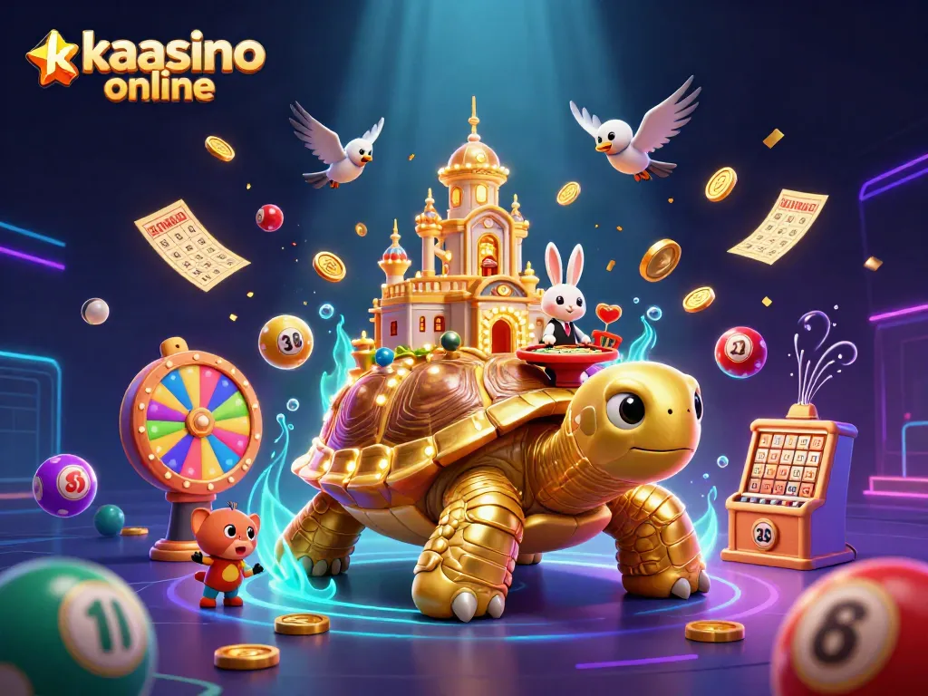 Engage with the exciting world of kaasino online through this vibrant casino illustration.
