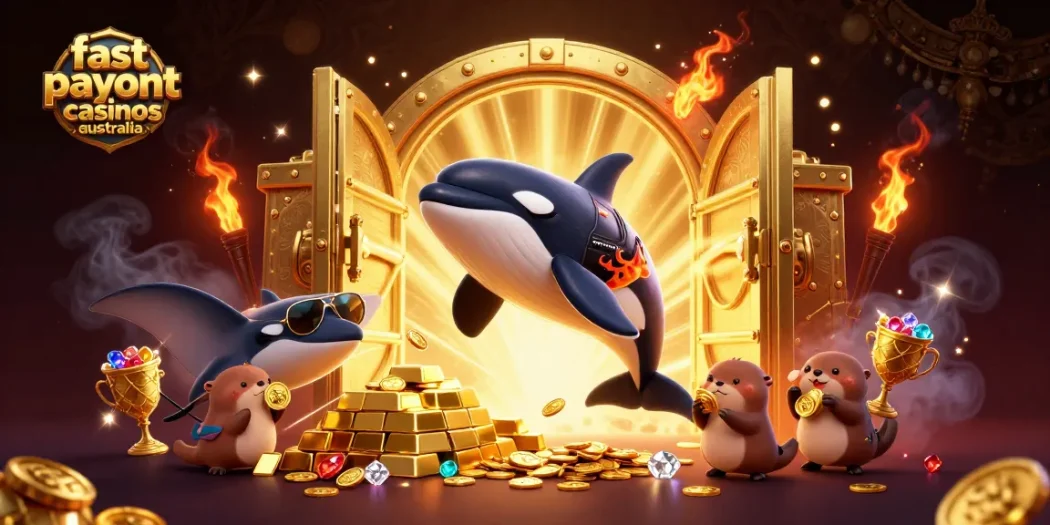 Experience the thrill of fast payout casinos Australia with dynamic 3D characters and casino treasures.